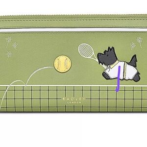Radley London leather tennis zip around wallet NWT